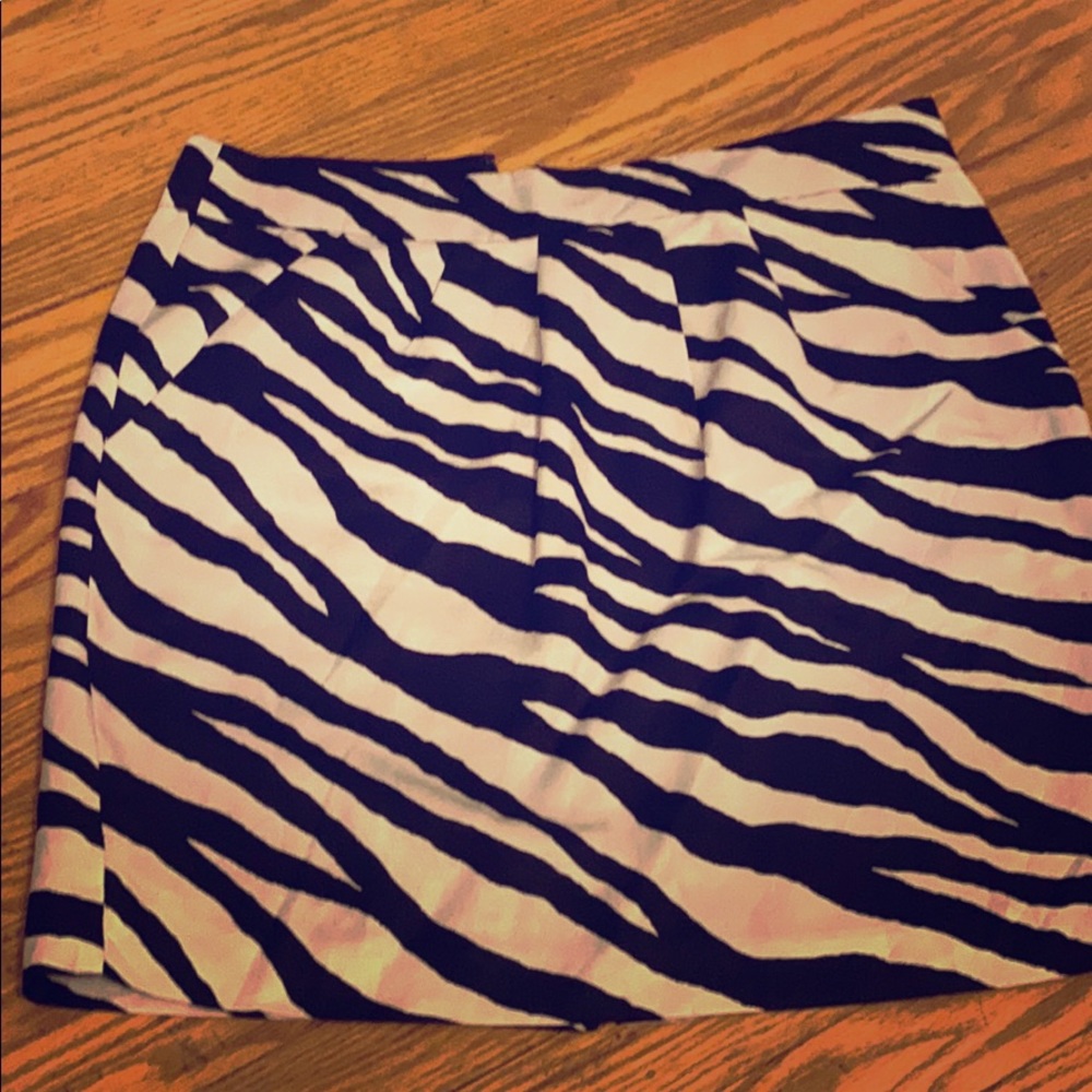 Banana Republic Petite Zebra Print
